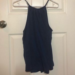 Faux-denim tank